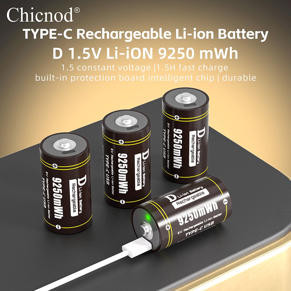 60V 50Ah Electric Scooter Battery - CHICNOD D-formaat oplaadbare lithiumbatterij Type-C oplaadkabel
