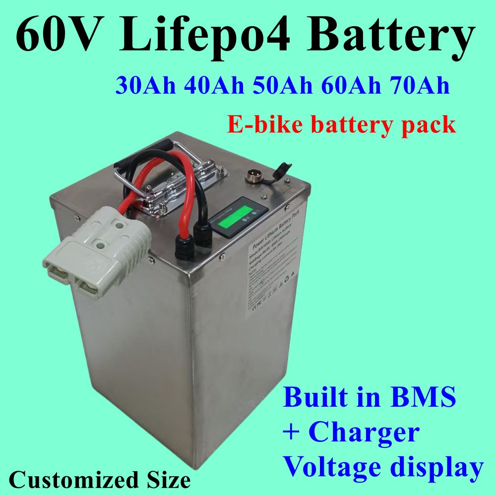 60V 50Ah 60AH 70Ah 30Ah 40Ah L - 60V 50Ah Electric Scooter Battery recensie en prijs